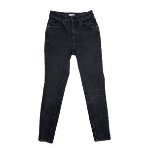 CLAUDIE PIERLOT French Designer Washed Black Skinny Jeans sz 34